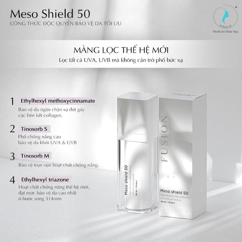 Kem chống nắng Fusion Meso Shield 