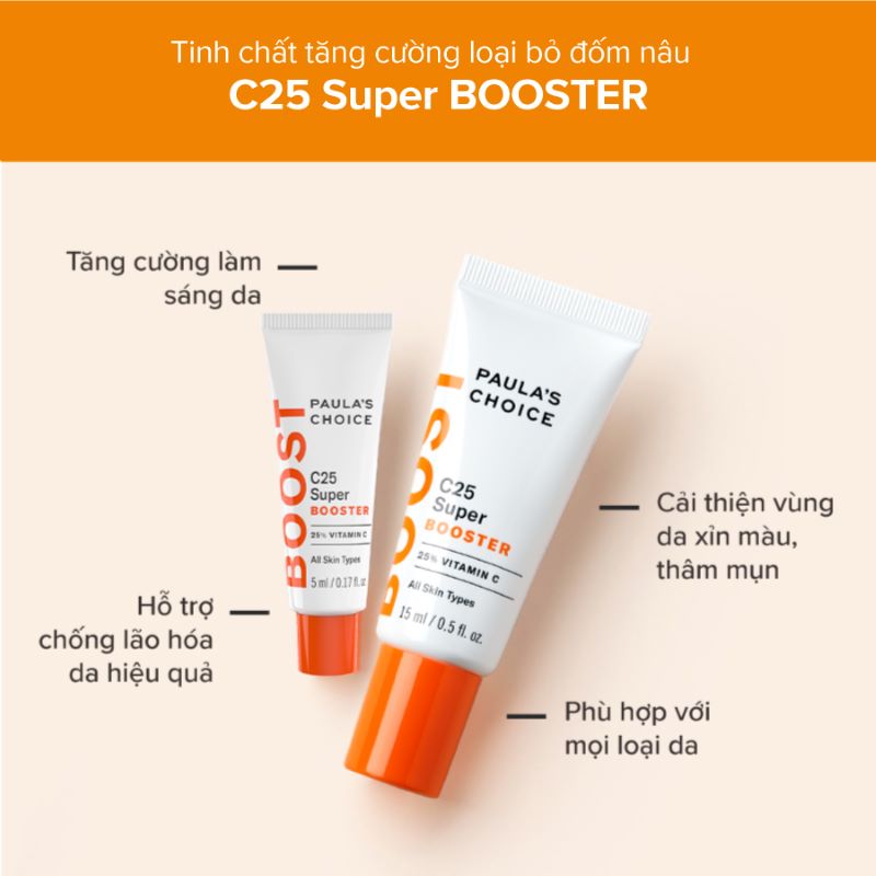 Kem làm sáng da cao cấp Paula’s Choice C25 Super Booster