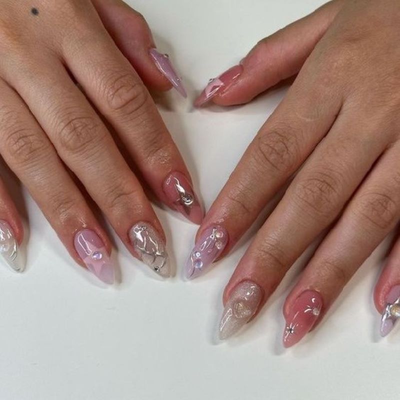 Gợi ý mẫu nail thiết kế chụp ảnh cưới