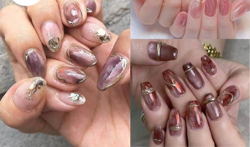 Nail cho người trung niên vân đá