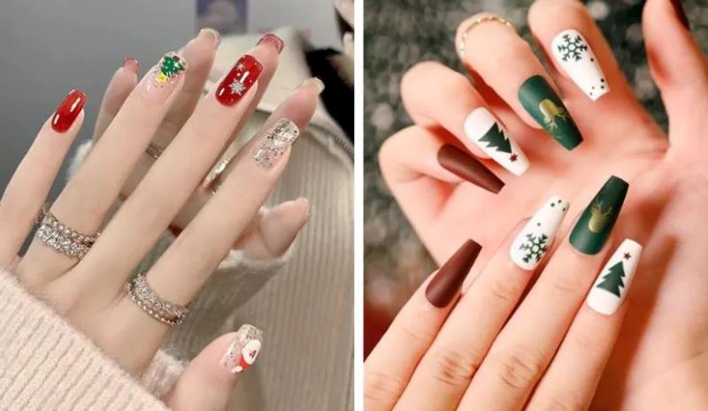 Đẹp lung linh cùng mẫu nail nhiều màu 