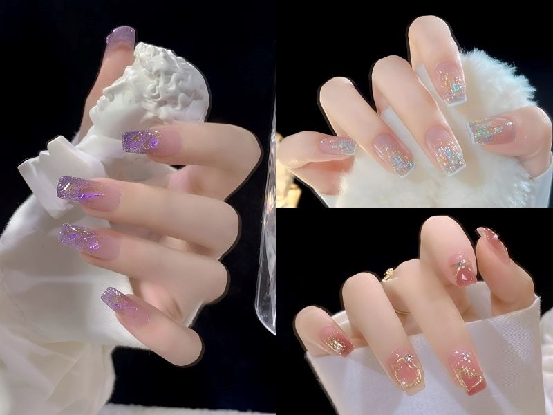 Nail sơn gel đầu móng 