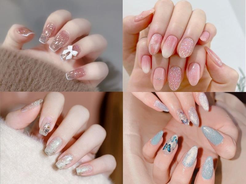 Nail đính kim tuyến Hàn Quốc