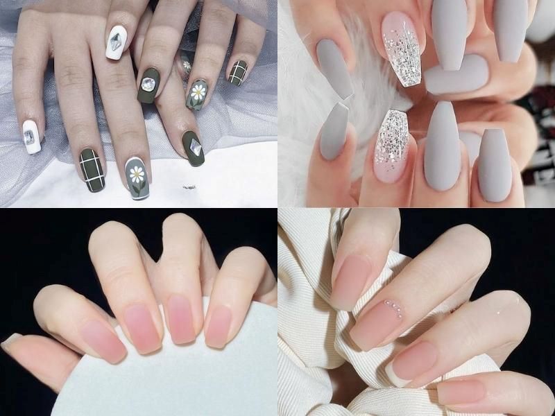 Nail Hàn Quốc sơn nhám 