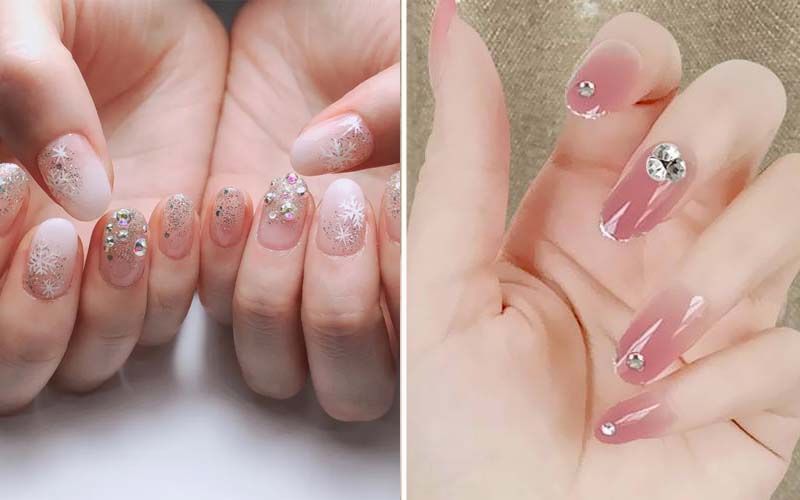 Sơn thạch nail đính đá tinh tếSơn thạch nail đính đá tinh tế Sơn thạch nail đính đá tinh tế 