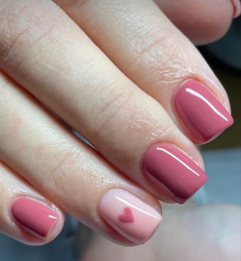 Mẫu nail tối giản cho tay thô