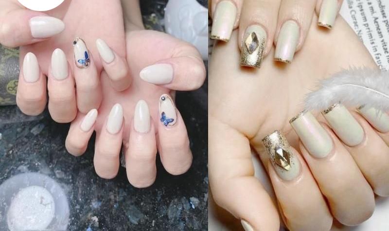 Nail trắng sữa vừa trang nhã vừa sang trọng