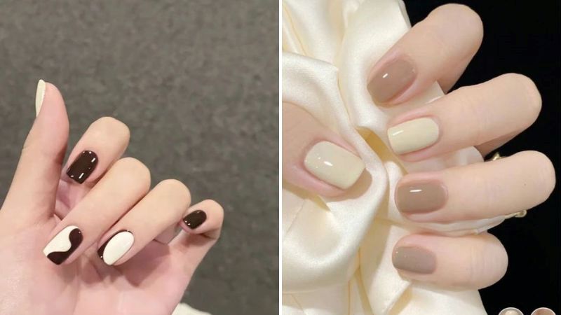 Mẫu nail đơn giản nhẹ nhàng