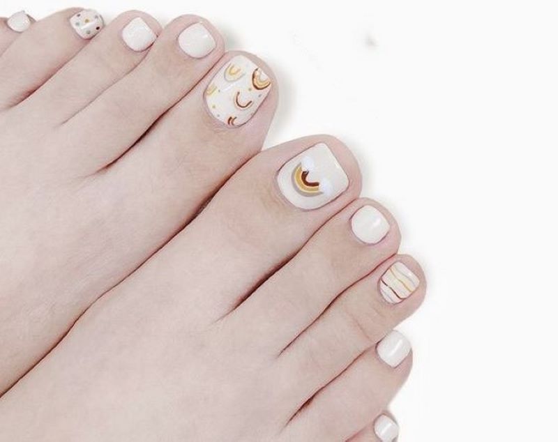 Nail xinh đơn giản phong cách Hàn