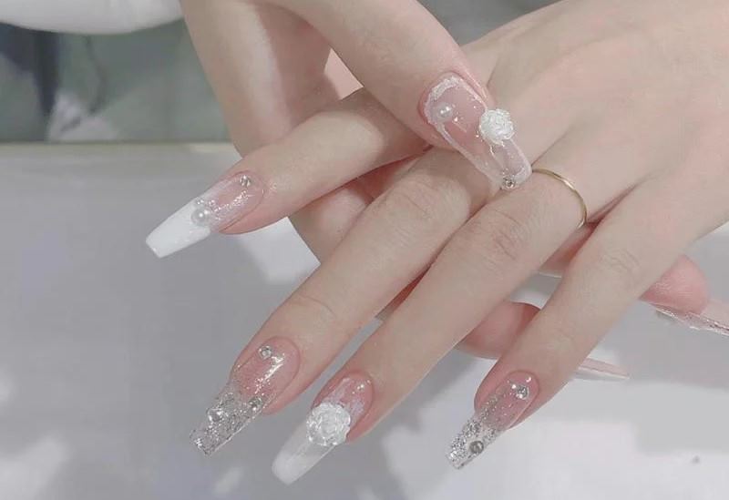 Nail cô dâu cực sang nhât định phải thử