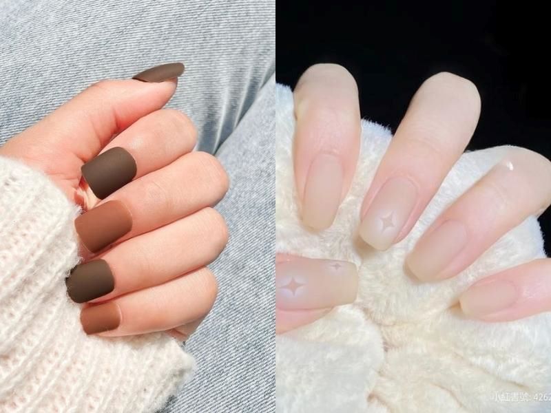 Nail nhám màu tối giúp sáng da còn nail nhám màu sáng giúp bàn tay thêm nổi bật