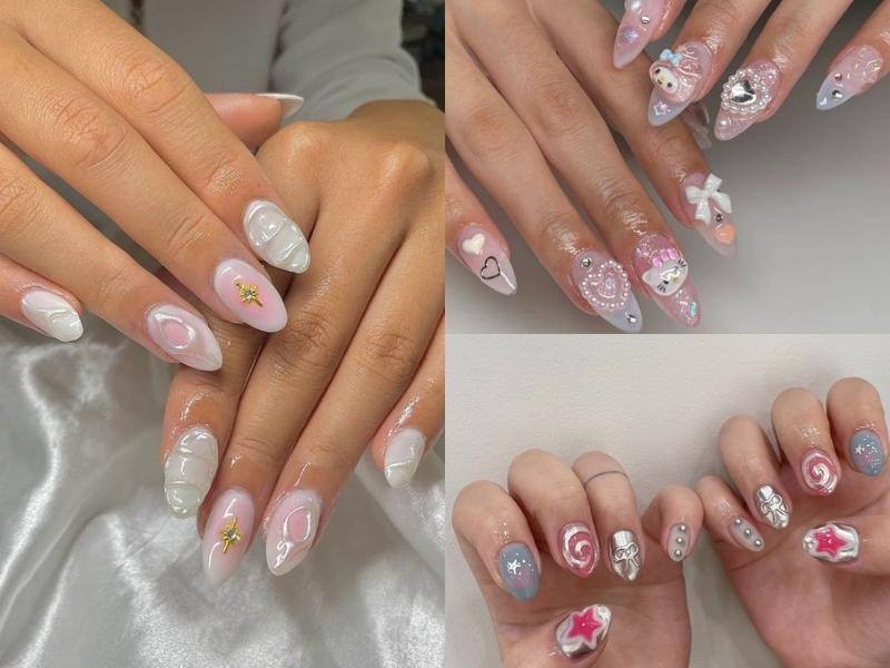 Mẫu nail noel cute