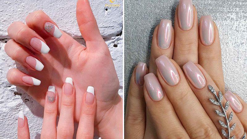 Nail tay đơn giản cho người trung tuổi