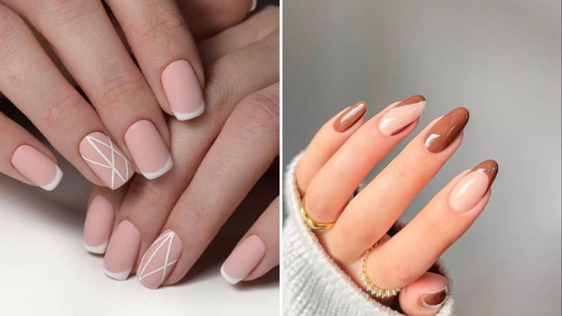 Mẫu nail đơn giản cho da ngăm