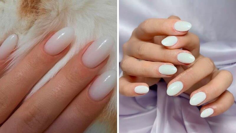 Nail trắng sữa phù hợp với những người không thích quá cầu kỳ