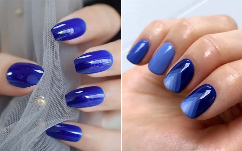 Sơn thạch nail xanh hot nhất năm