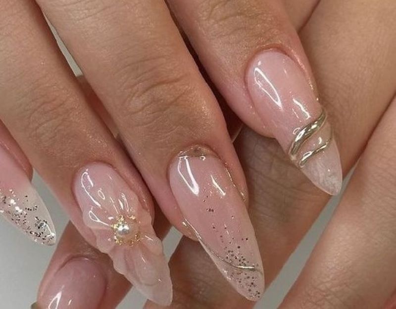 mẫu nail chụp ảnh cưới đẹp