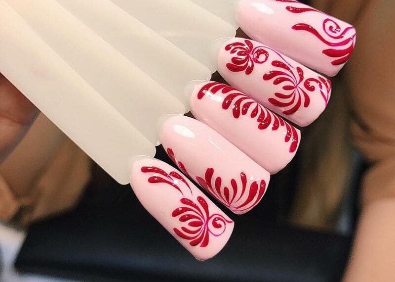 Mẫu nail cọ nét