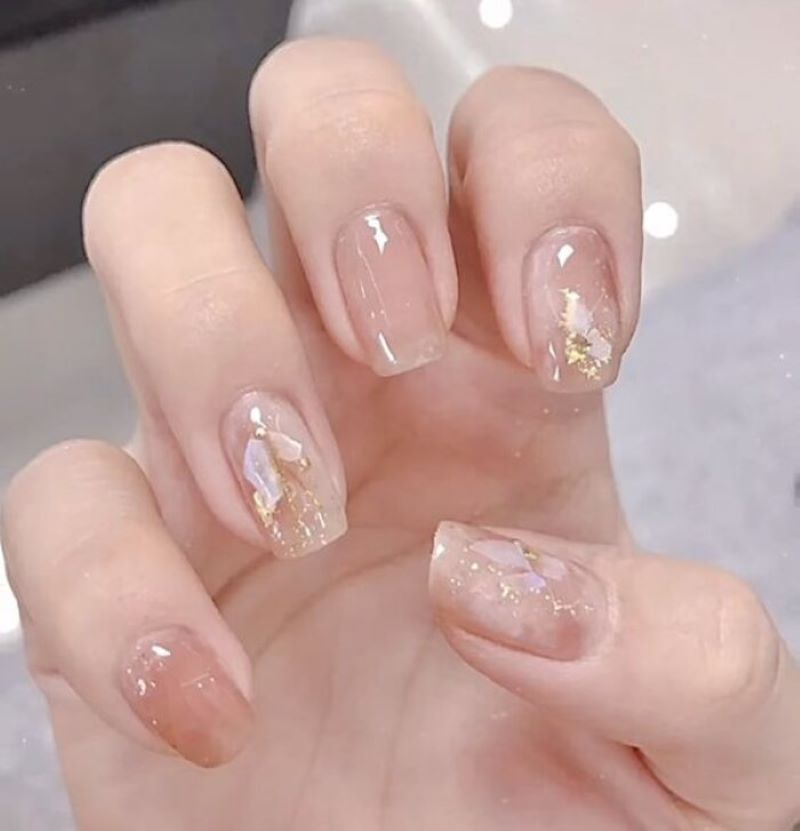 mẫu nail hoa hoạ tiết đẹp nhẹ nhàng 