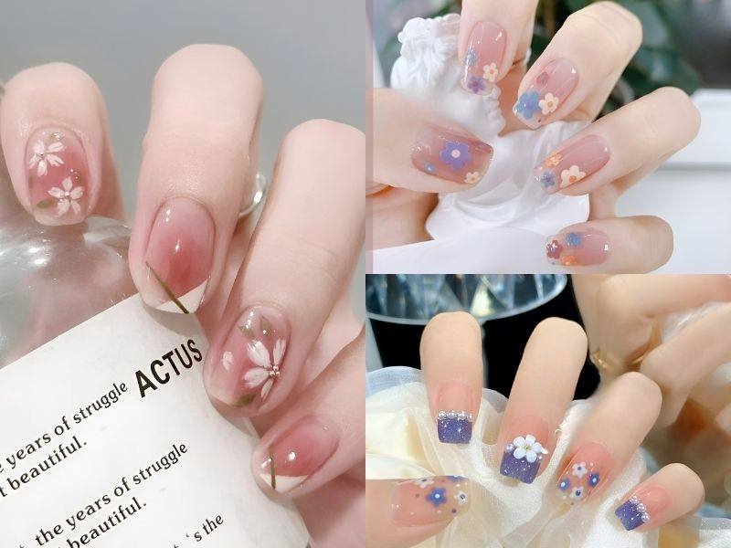 Style nhẹ nhàng tiểu thư không thể bỏ qua mẫu nail này 