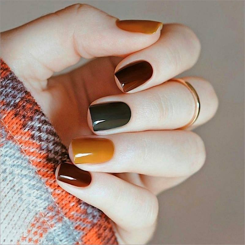 Nail nhiều màu độc đáo 