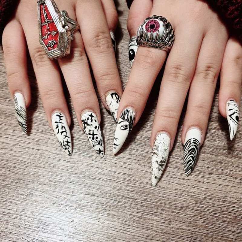 Mẫu nail Halloween