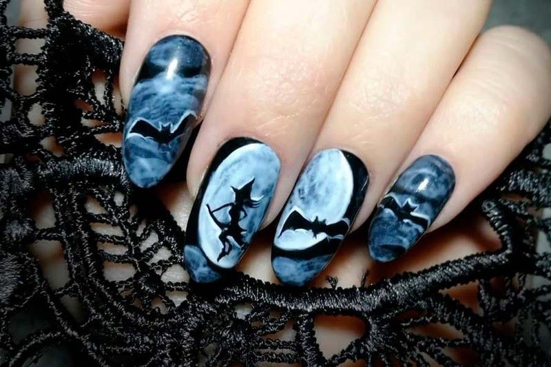 Mẫu nail Halloween