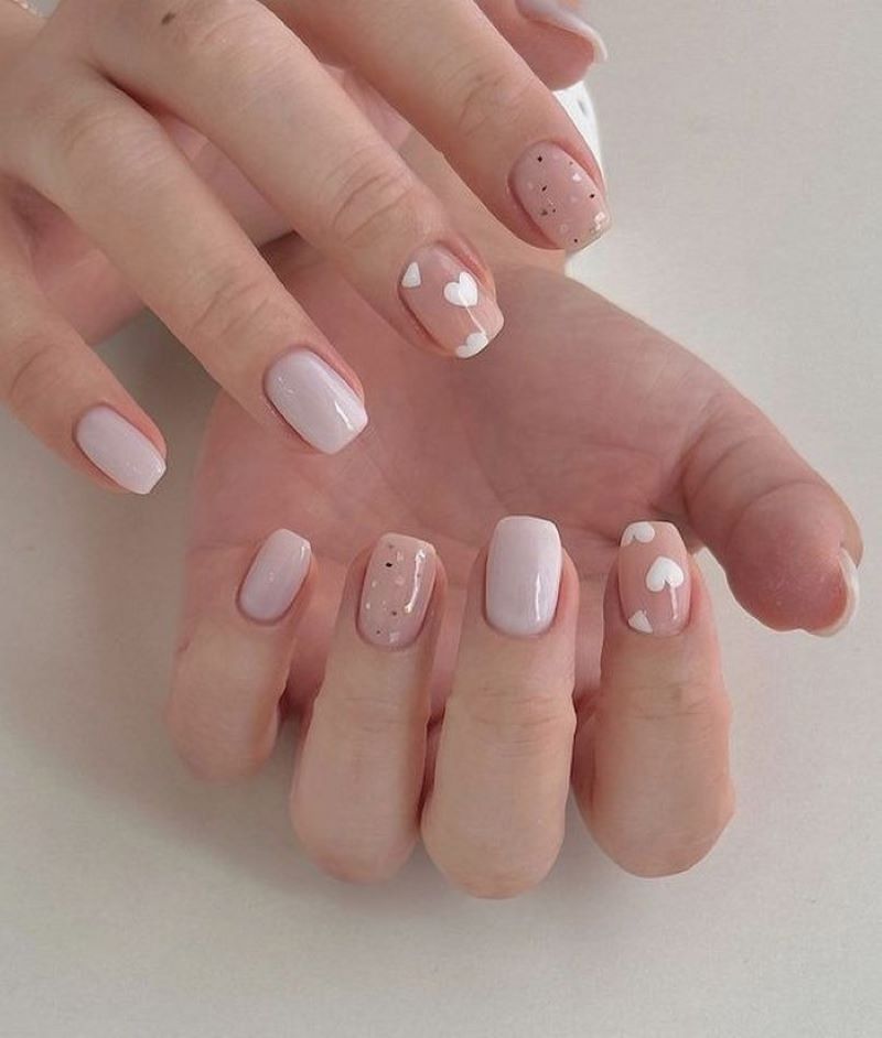 Mẫu nail màu pastel