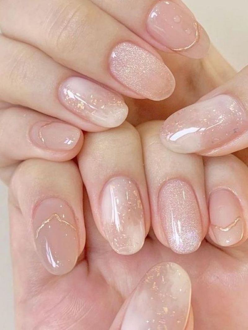 Mẫu nail màu pastel