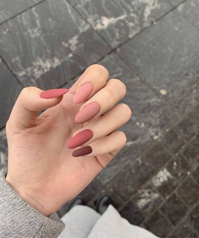 Mẫu nail nhám đẹp