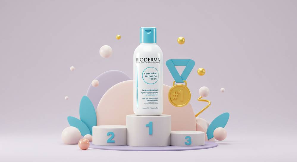 Tại sao kem chống nắng Bioderma là lựa chọn ưu tiên cho trẻ em